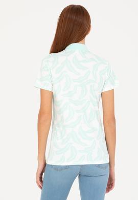 Kadın Su Yeşili Tişört - 50262956036