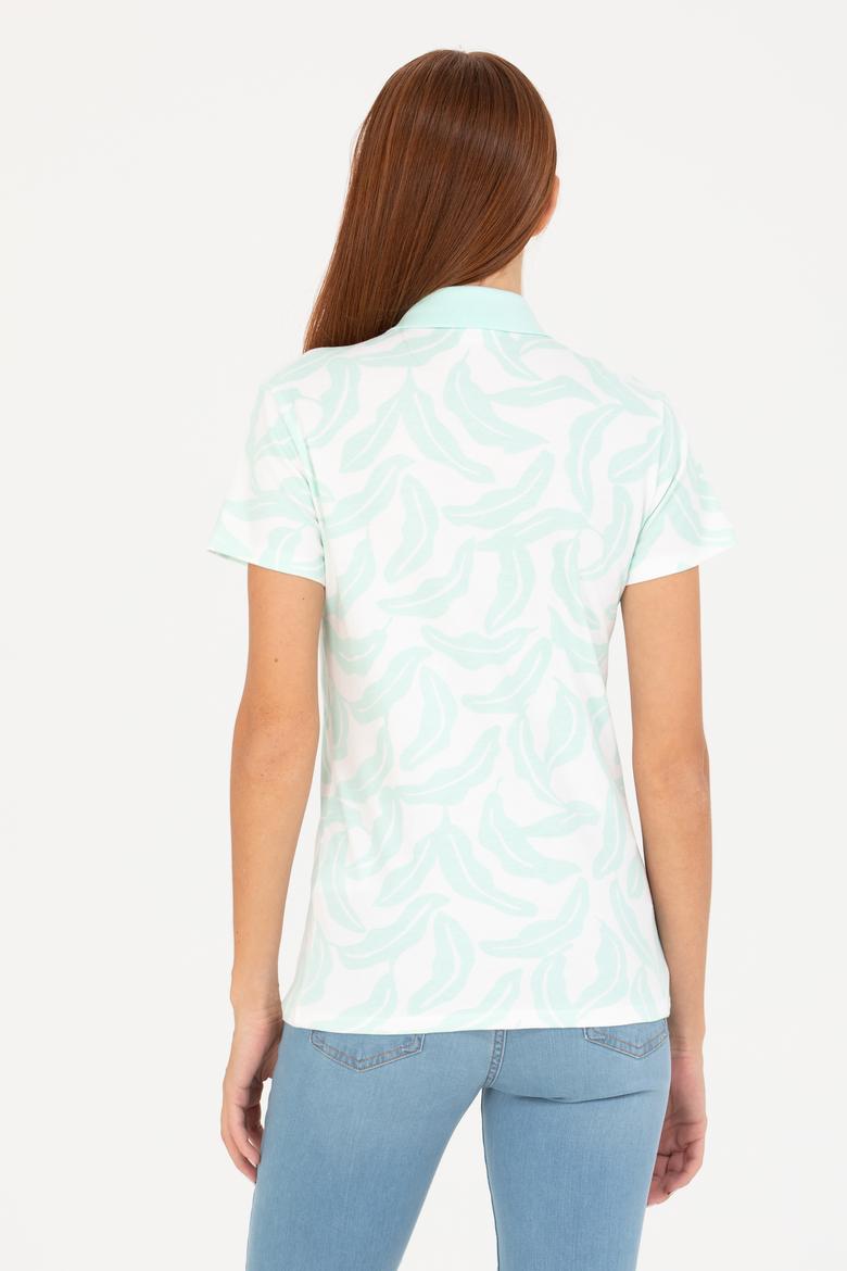 Kadın Su Yeşili Tişört - 50262956036