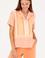 Kadın Turuncu Kısa Kollu Gömlek