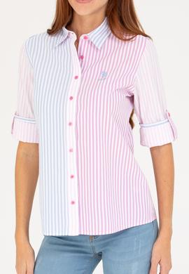 Kadın Pembe Uzun Kollu Gömlek - 50264328012