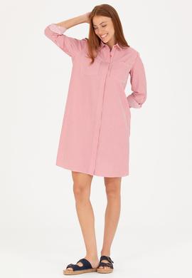 Kadın Kırmızı Dokuma Elbise - 50266890027