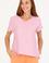Kadın Manolya V Yaka Tişört