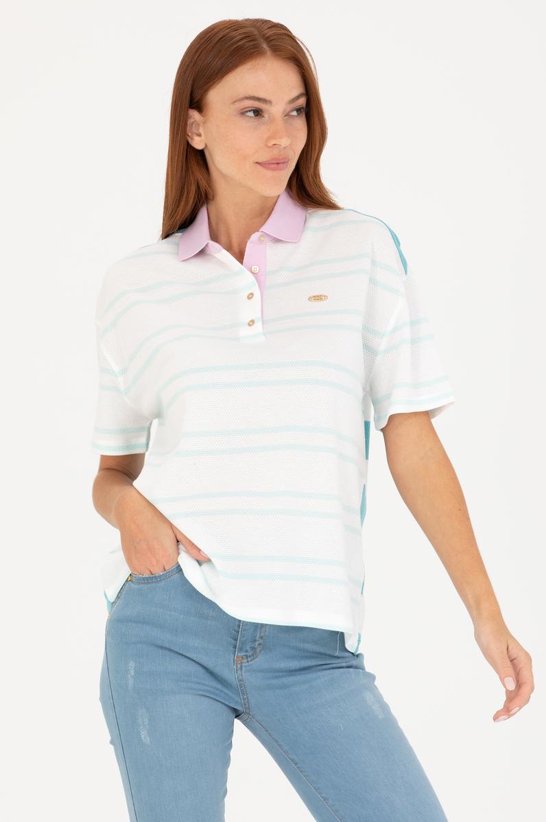 Kadın Su Yeşili Tişört