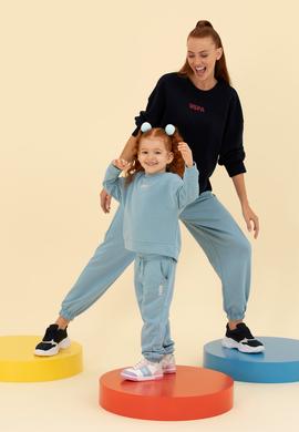 Çocuk Mavi Eşofman Altı - 50261222047