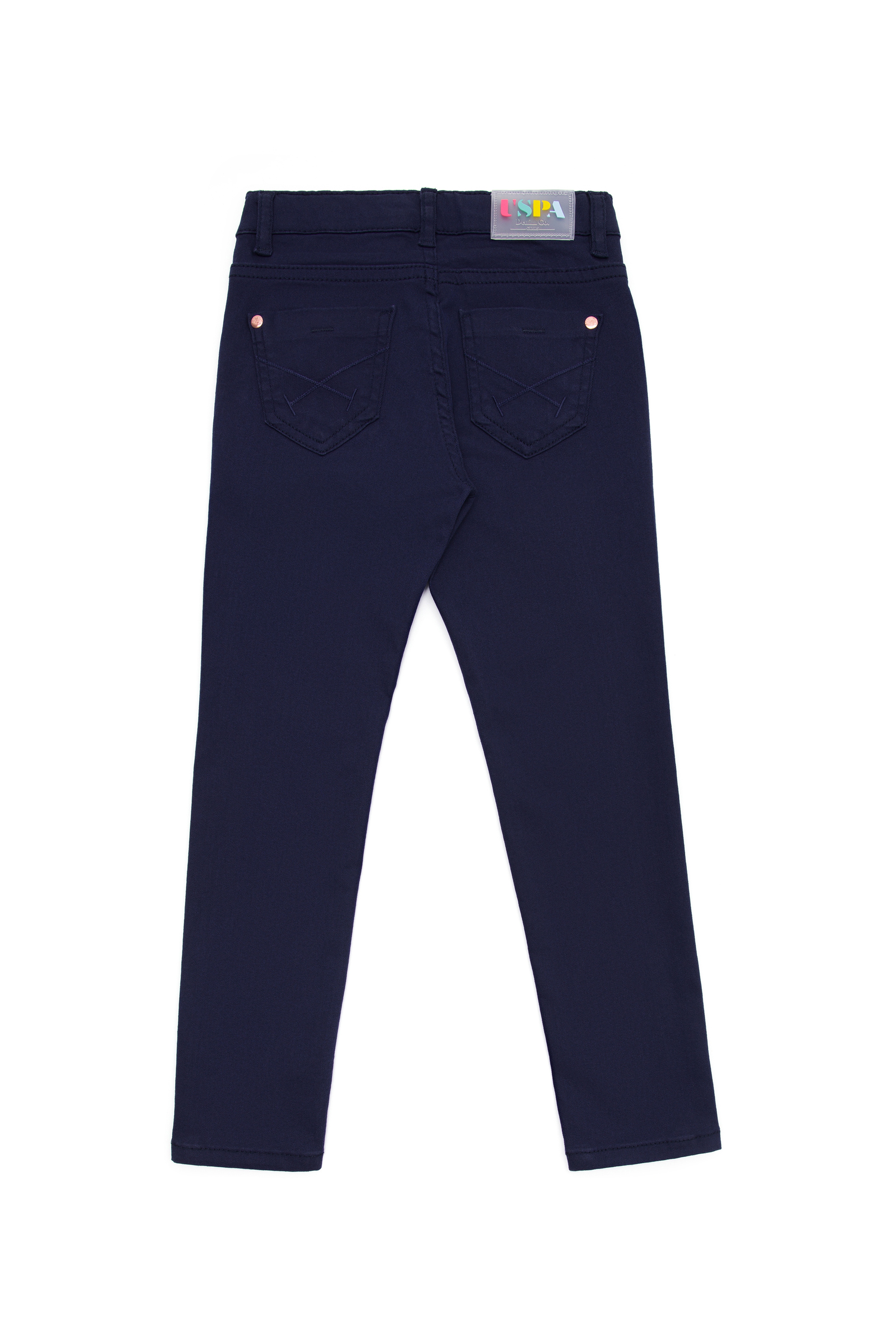 Kız Çocuk Lacivert Kanvas Pantolon - Image 7