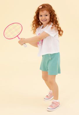 Çocuk Mint Örme Şort - 50265398005