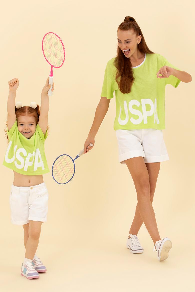 Kız Çocuk Beyaz Dokuma Şort - 50268087019