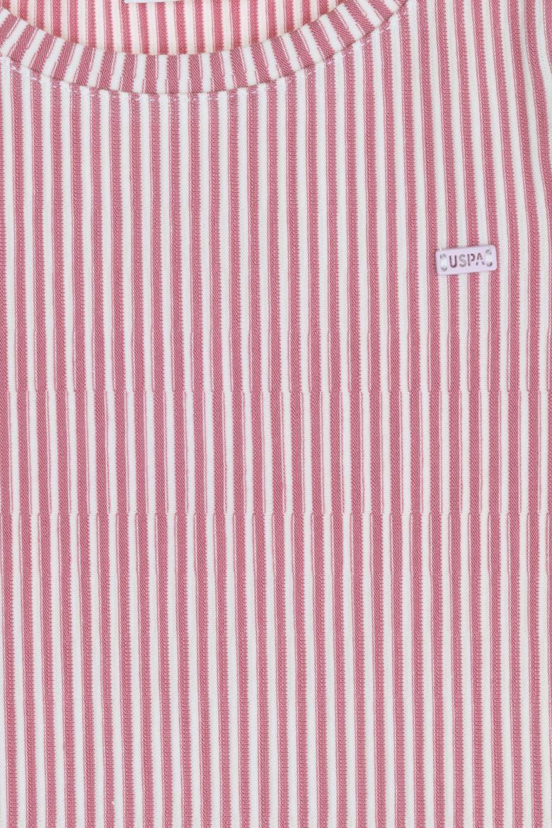 Kız Çocuk Pembe Bisiklet Yaka Tişört - 50270082001