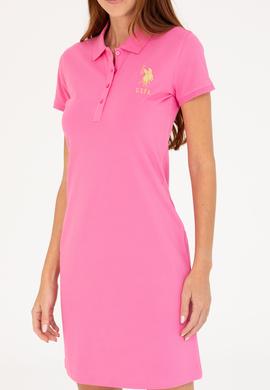 Kadın Pembe Örme Elbise - 50262696067