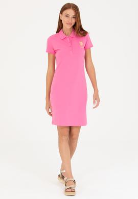 Kadın Pembe Örme Elbise - 50262696067