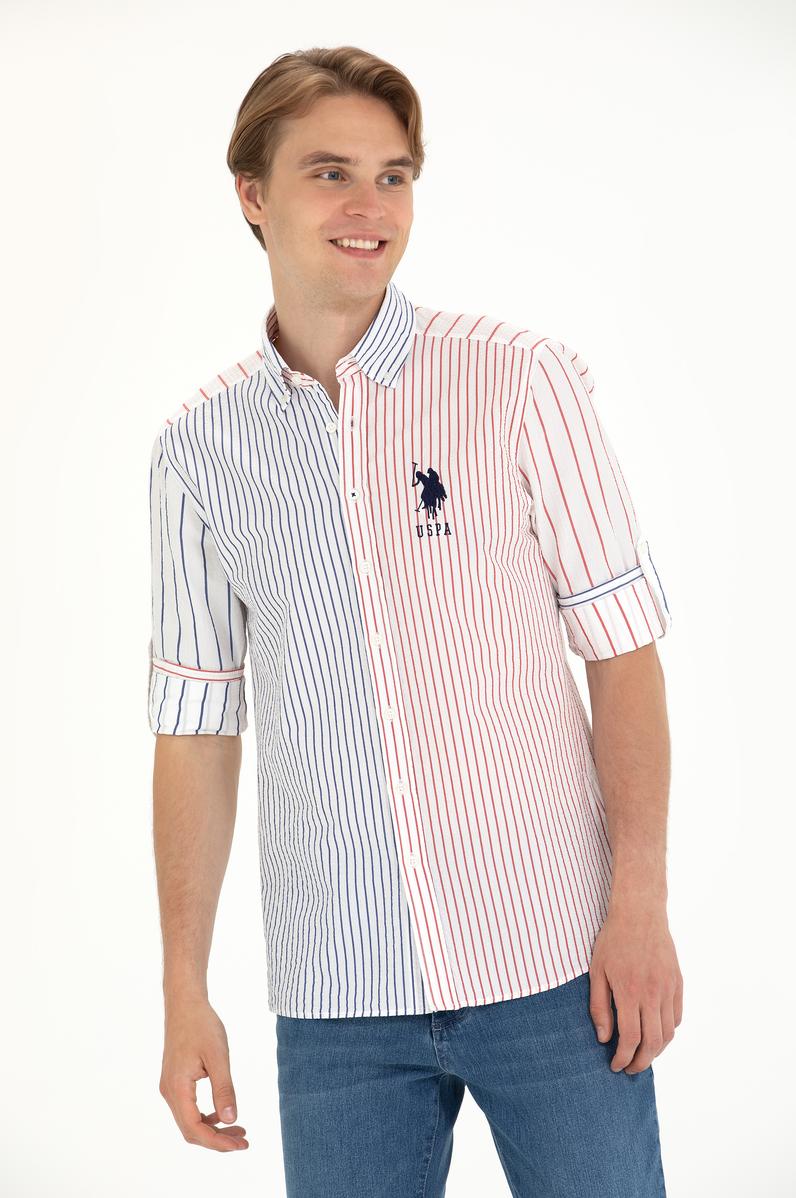 Erkek Lacivert Uzun Kollu Gömlek