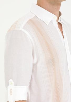 Erkek Camel Uzun Kollu Gömlek - 50264069016