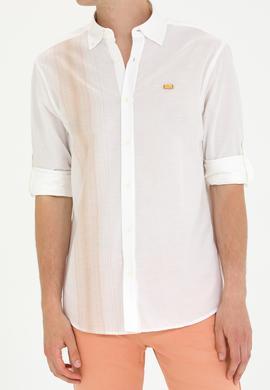 Erkek Camel Uzun Kollu Gömlek - 50264069016