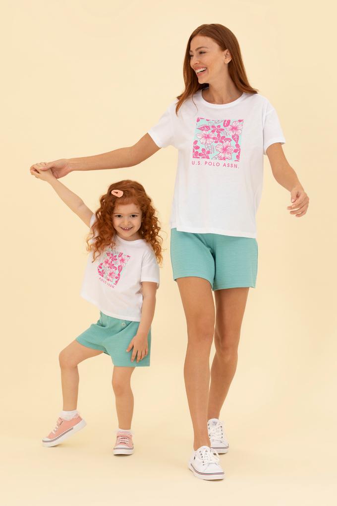 Kadın Mint Örme Şort