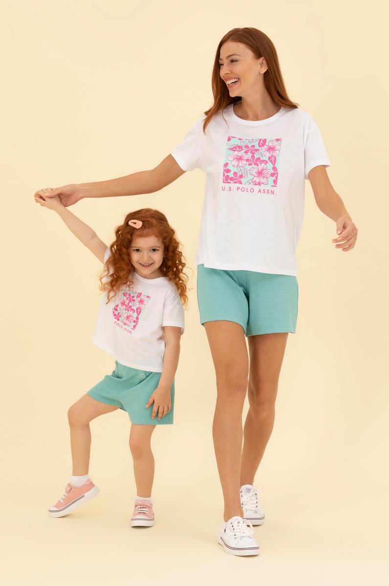 Kadın Mint Örme Şort