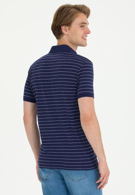 Erkek Regular Fit Polo Yaka Lacivert Tişört - 50263430023