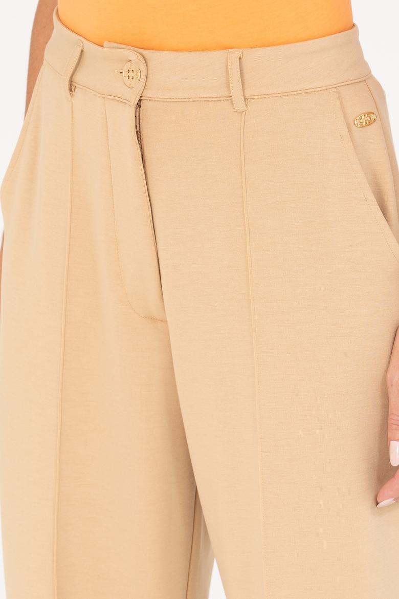 Kadın Camel Örme Pantolon - 50264710001