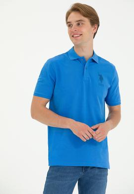 Erkek Saks Polo Yaka Tişört - 50263420043