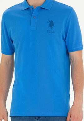 Erkek Saks Polo Yaka Tişört - 50263420043