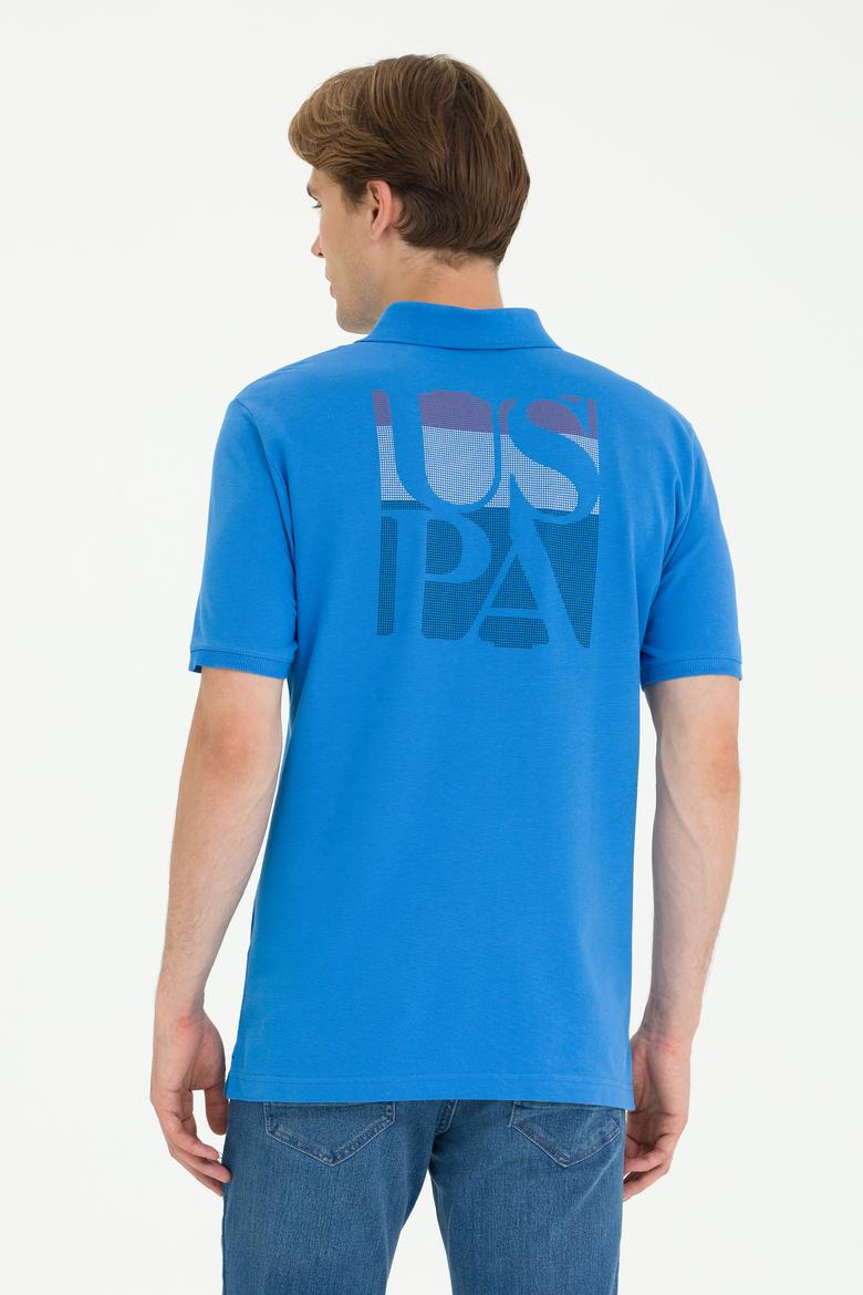 Erkek Saks Polo Yaka Tişört - 50263420043