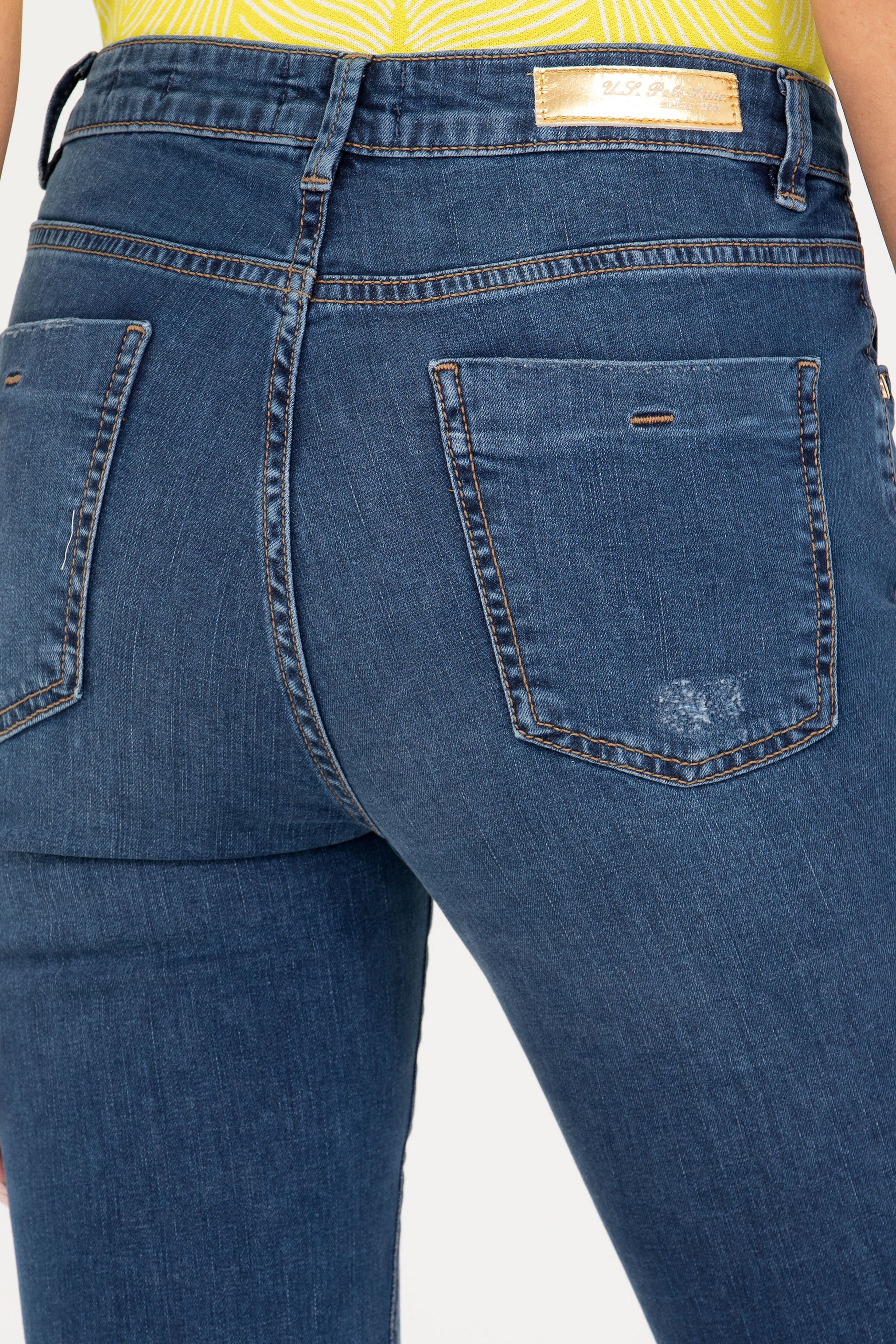 Kadın Mavi Skinny Fit Jean Pantolon