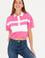 Kadın Pembe Polo Yaka Tişört