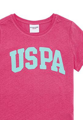 Kız Çocuk Pembe Bisiklet Yaka Tişört - 50276874073