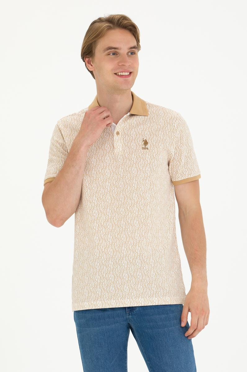 Erkek Camel Polo Yaka Tişört