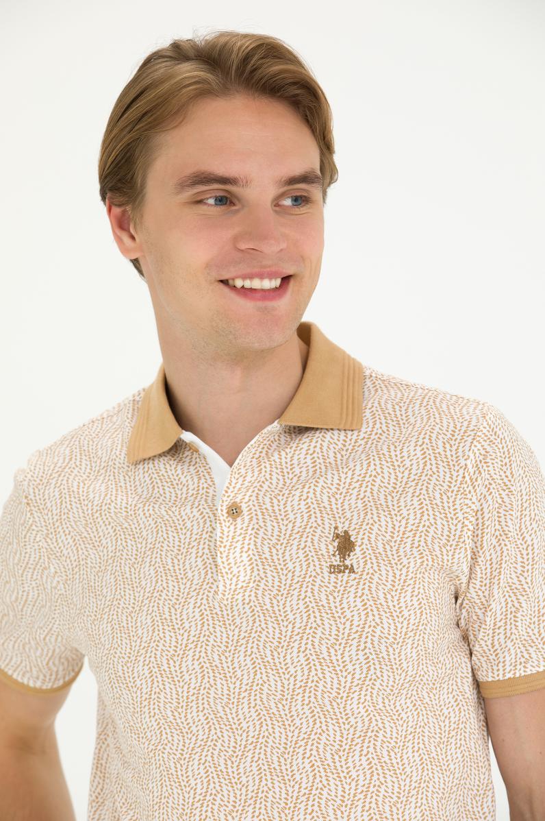 Erkek Camel Polo Yaka Tişört