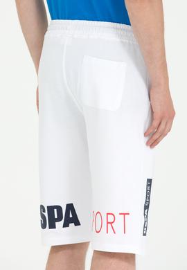 Erkek Beyaz Örme Şort - 50263433061