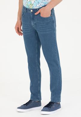 Erkek Açık Mavi Jean Pantolon - 50264322098