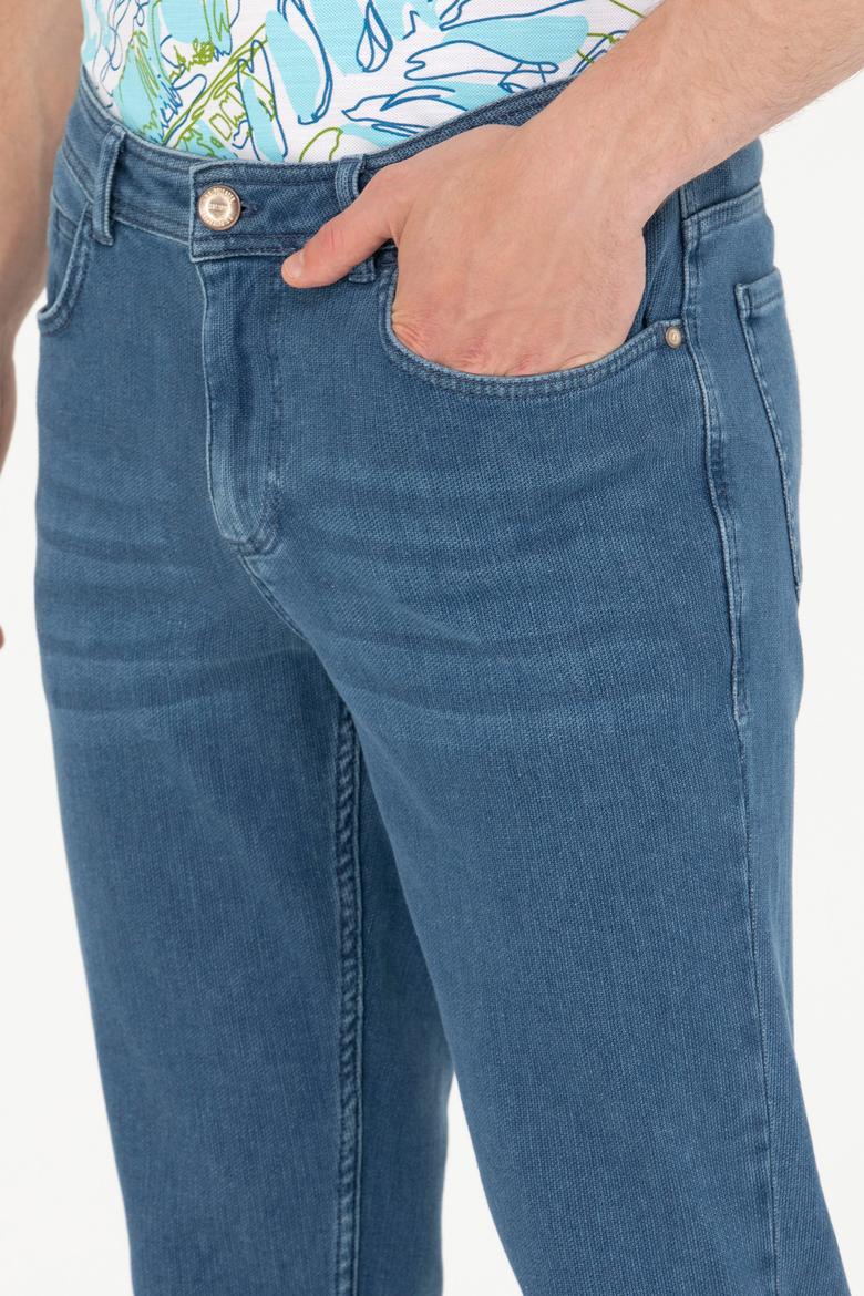 Erkek Açık Mavi Jean Pantolon - 50264322098