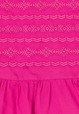 Kız Çocuk Pembe Kolsuz Dokuma Elbise - 50262764011