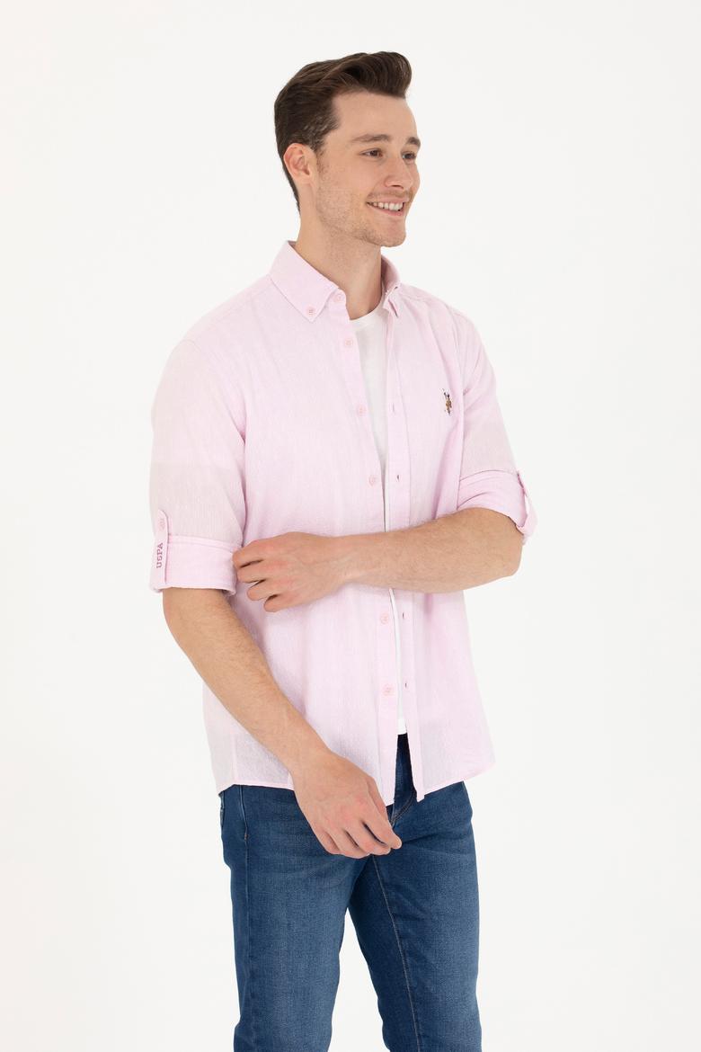 Erkek Manolya Uzun Kollu Gömlek - 50263359053