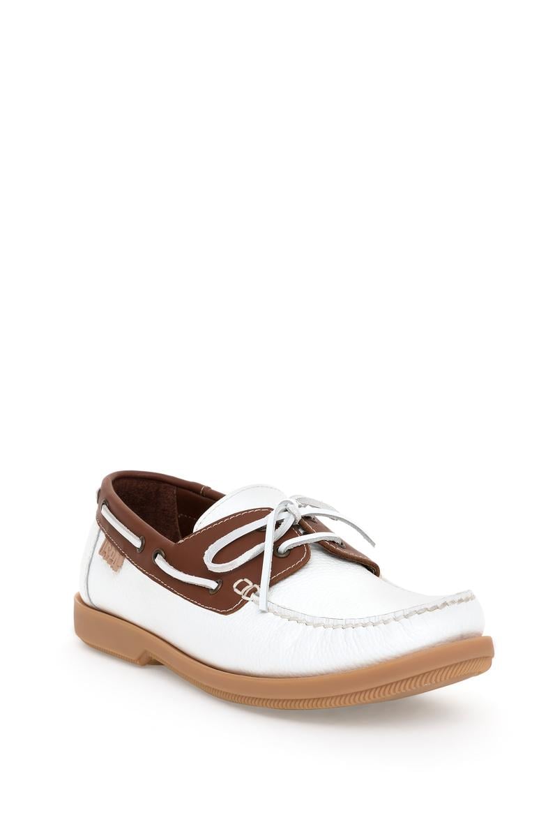 Erkek Beyaz Loafer