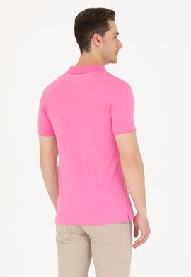 Erkek Pembe Basic Polo Yaka Tişört - 50262969051