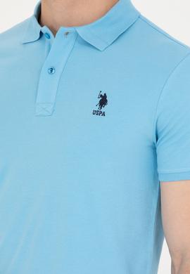 Erkek Turkuaz Basic Polo Yaka Tişört - 50262969121