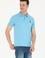 Erkek Turkuaz Basic Polo Yaka Tişört
