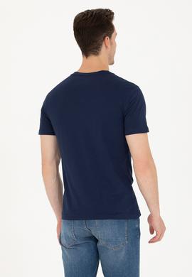 Erkek Lacivert Basic Tişört - 50262975007