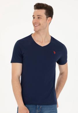 Erkek Lacivert Basic Tişört - 50262975007