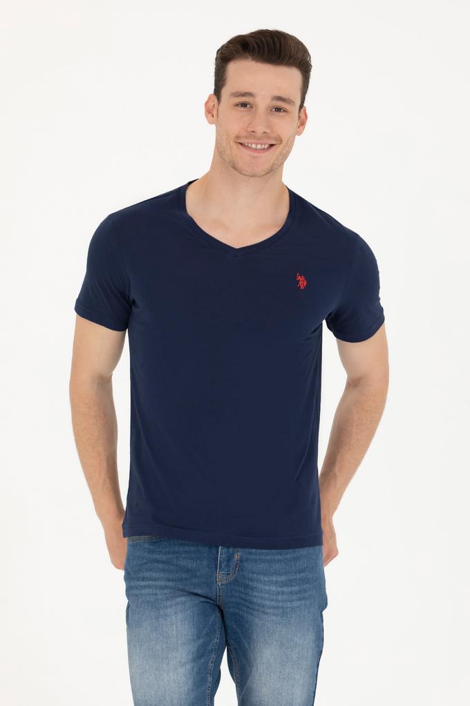Erkek Lacivert Basic Tişört