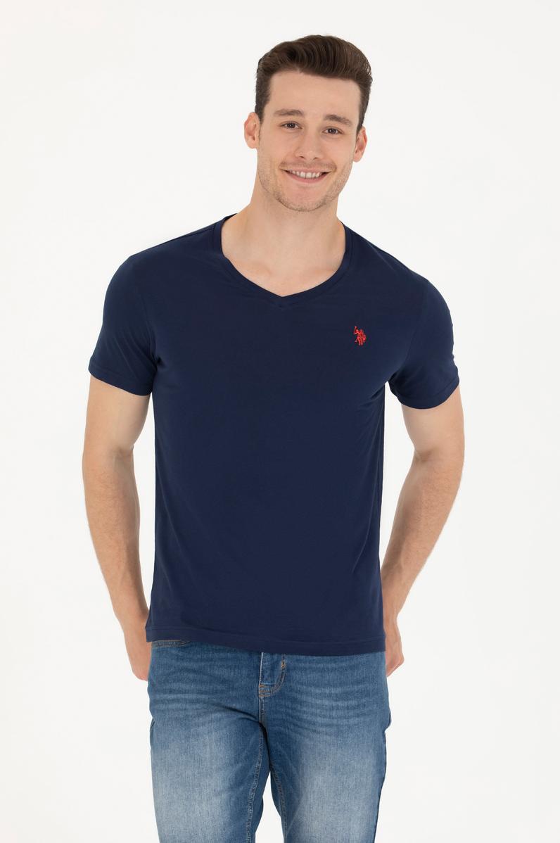 Erkek Lacivert Basic Tişört