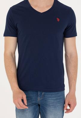 Erkek Lacivert Basic Tişört - 50262975007