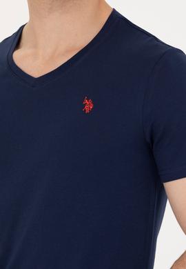 Erkek Lacivert Basic Tişört - 50262975007