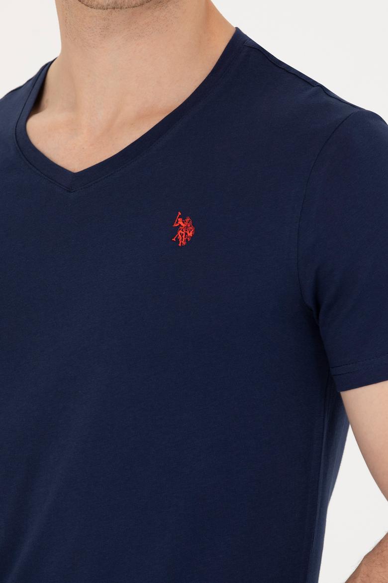 Erkek Lacivert Basic Tişört - 50262975007