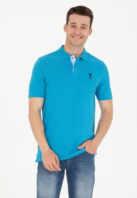 Erkek Kobalt Basic Polo Yaka Tişört - 50263236101