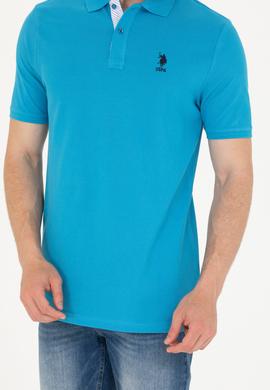 Erkek Kobalt Basic Polo Yaka Tişört - 50263236101