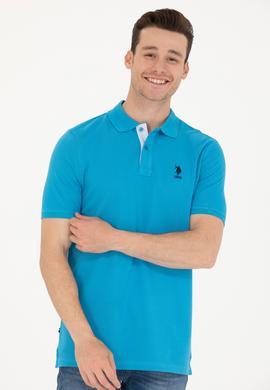 Erkek Kobalt Basic Polo Yaka Tişört - 50263236101