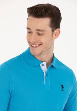 Erkek Kobalt Basic Polo Yaka Tişört - 50263236101