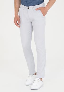 Erkek Açık Mavi Kanvas Pantolon - 50263861016